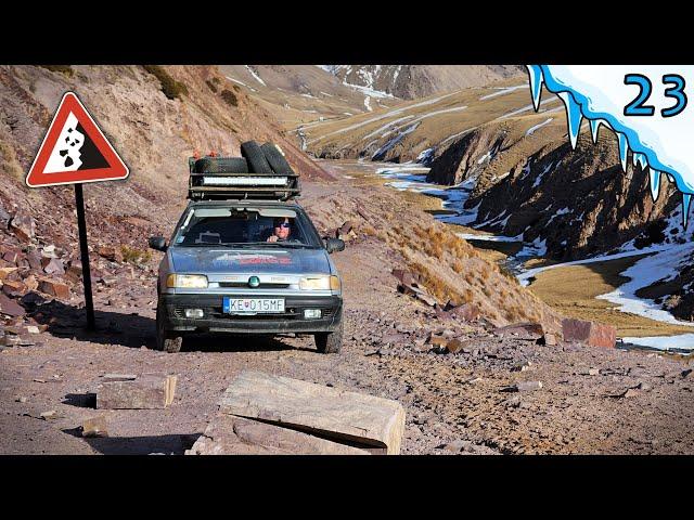 Lost on an abandoned mountain road - stones are falling on us! (OYMYAKON Part 23.)