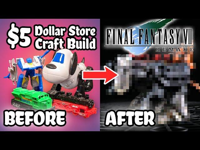 DOLLAR TREE KITBASHING // Final Fantasy VII Figure