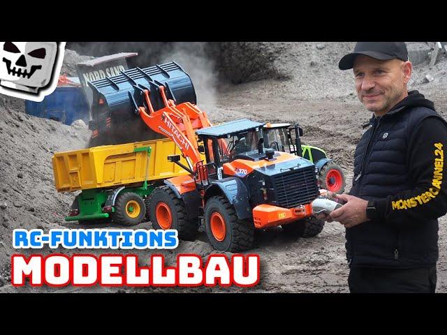 RC Bagger, Radlader und mehr Hauptsache Funktionsmodellbau, mit der @MonsterChannel24 RC Modellbau