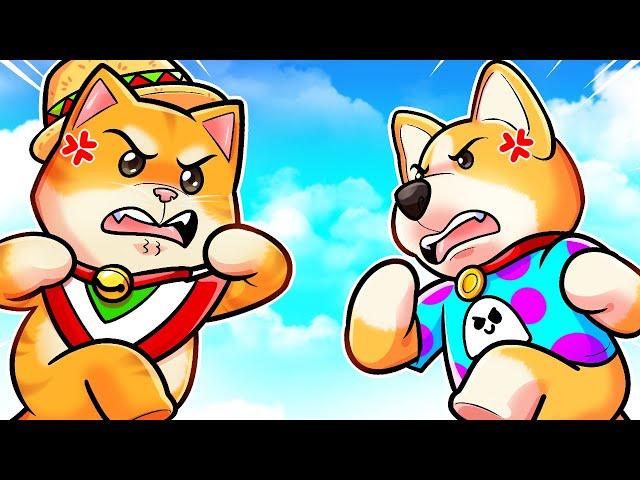 ¡GATOS vs PERROS!  ¿CUAL ES MEJOR?  SILVIOGAMER en PARTY ANIMALS