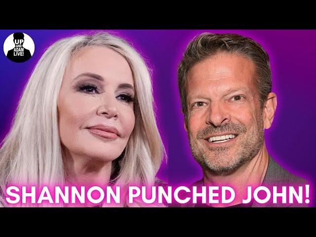 Shannon Beador Punched John Janssen In Drunken Video! #bravotv