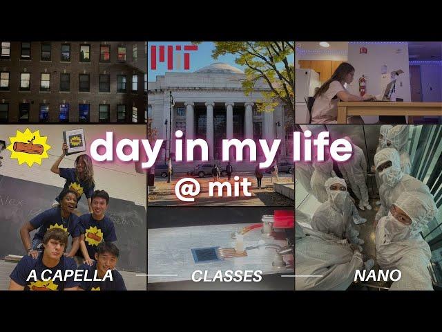 MIT freshman: a day in the life  (classes? a capella? pistol? solar cell?) + life updates!