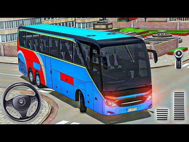 Indian Coach Bus Simulator 3D - Fantastic City Bus Parker SIM - Android GamePlay