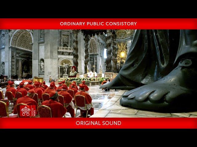 27 August 2022, Ordinary Public Consistory | Pope Francis