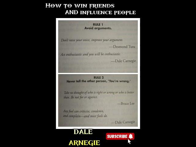  How to Win Friends and Influence People - Key Rules!#howtowinfriendsandinfluencepeople #fyp #viral