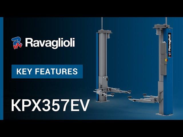 Ravaglioli 2 Post Lift KPX357EV - Key Features