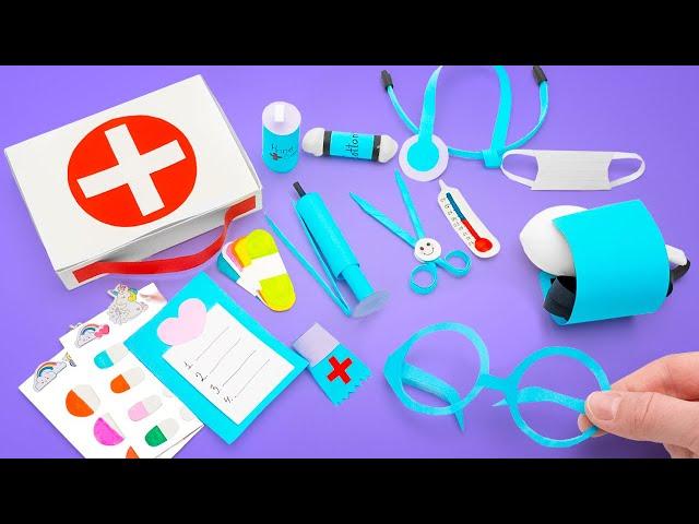 DIY Doctor's Medical Kit ‍️️ Crafting Fun Paper Playset