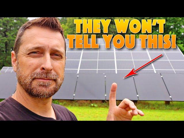 What THEY Won't Tell You About A Solar Power System!
