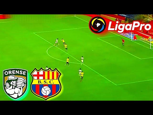 Orense vs Barcelona Liga Pro Ecuador 2024 EN VIVO