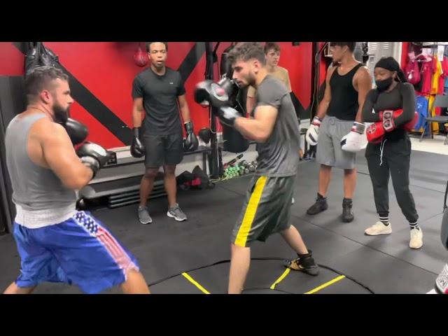 The Ring  Of Fire. 7 minutes Of the Most Intense Sparring ever. W/Coach @eliteboxingoviedo Boxing