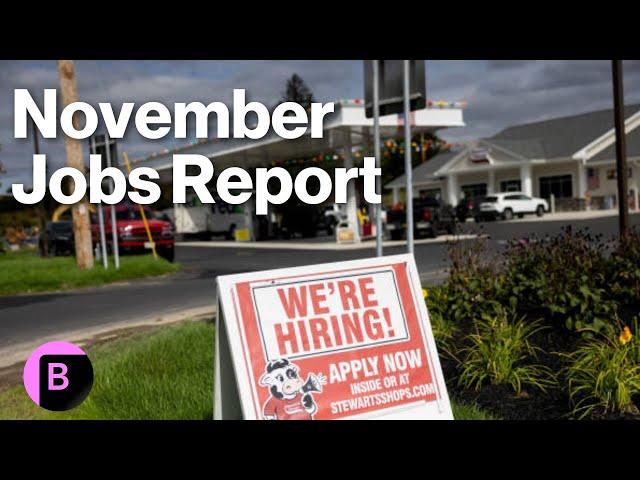 Live Coverage: US Payrolls Rise by 227,000 in November