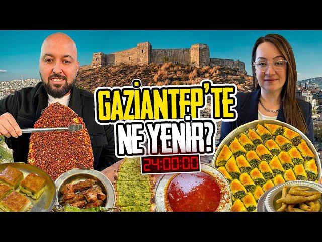 GAZİANTEP’TE 1 GÜNDE NE YENİR?