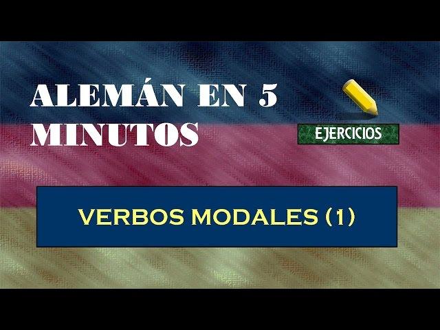 Ejercicios alemán: verbos modales (1)