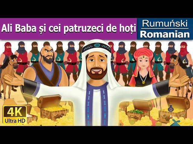 Ali Baba și cei patruzeci de hoți | The Alibaba and 40 Thieves in Romana | Romanian Fairy Tales