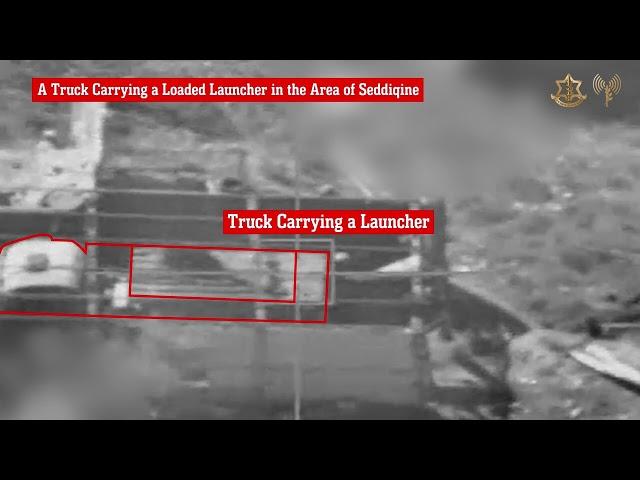 Watch the secondary explosions from within a civilian house and a truck carrying a rocket launcher