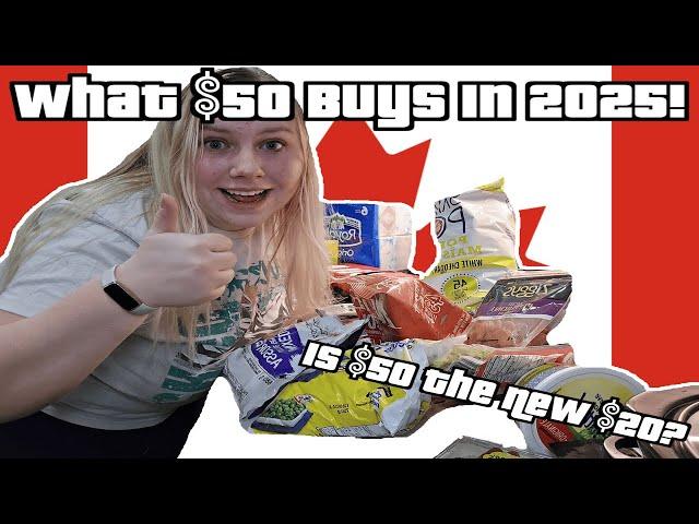 What $50 Can Buy in Canada in 2025 | Budget Grocery Tips & Inflation Insights