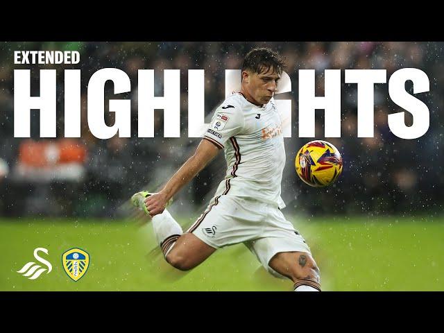 Swansea City v Leeds United | Extended Highlights