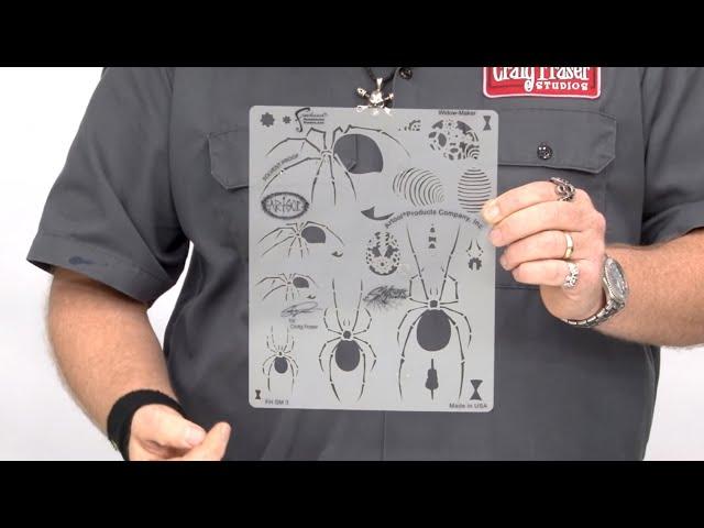 Artool Spider Master Freehand Airbrush Templates HD