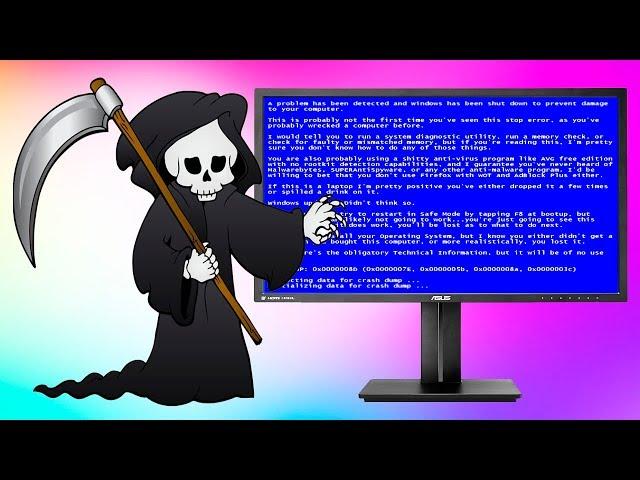 Почему появляется СИНИЙ ЭКРАН СМЕРТИ | коды ошибок BSOD