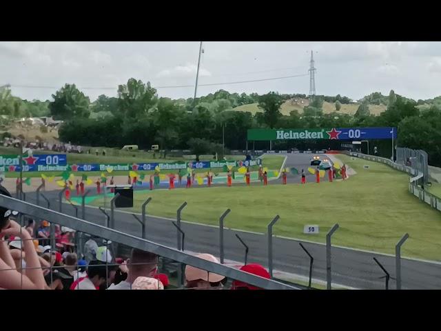 Hungaroring Marshals' Senna Tribute before the Hungarian F1 GP '24