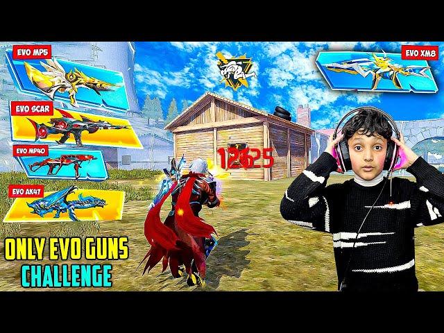 Only Evo Guns Challenge in Free Fire 