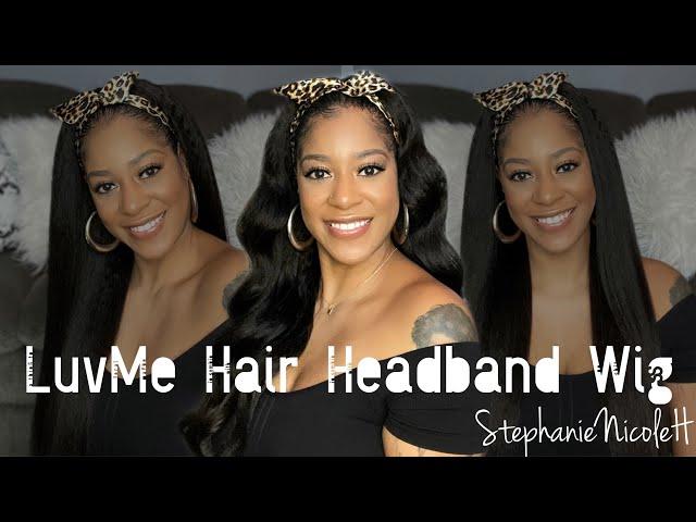 The BEST Headband Wig EVER! LuvMe Hair Kinky Straight Headband Wig | Natural Blowout Texture