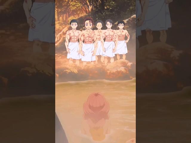 Mitsuri Kanroji and Tanjiro with Demon Slayers  / Love Hashira and Tanjiro Kamado bath scene