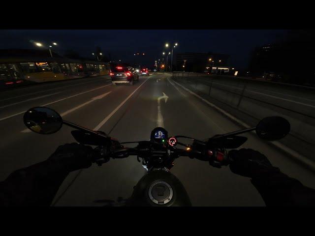 Honda CL500 first night ride in 2025 | RAW SOUND