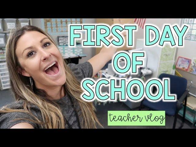 A Day in the Life of a 3rd Grade Teacher - FIRST DAY OF SCHOOL!!