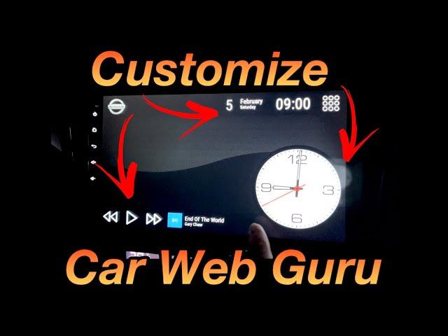 Customize your theme - Car Web Guru