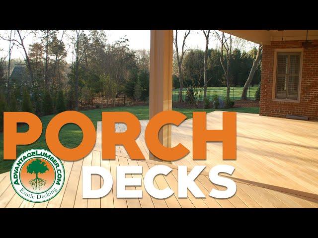 Best Wood for Porch Decks