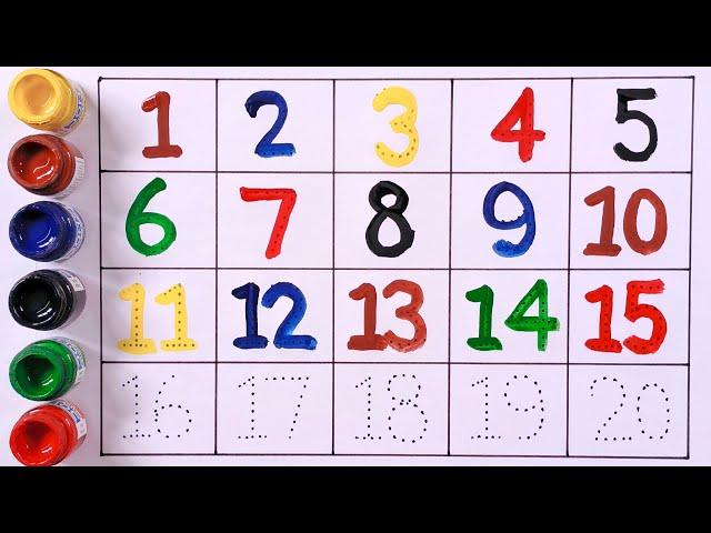 Discover the Numbers 1 to 20 | Simple Counting Exercises, part- 26