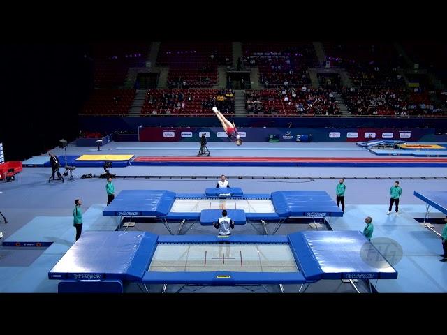 PAGE Bryony (GBR) W - 2022 Trampoline Worlds, Sofia (BUL) - Q2 Trampoline