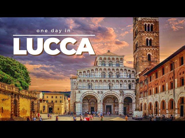 ONE DAY IN LUCCA (ITALY) | 4K | Enjoy the heritage and pure beauty of the Tuscan old town.