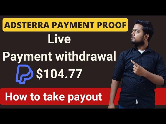 Adsterra payment proof with live withdrawal | Payment problem solution