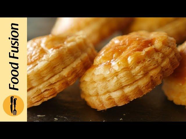 Chicken Patties and Puff Pastry with Ghee Recipe By Food Fusion