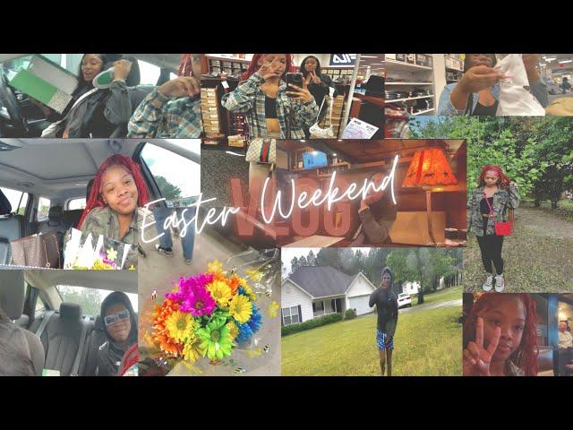 VLOG: Easter Weekend | meet my bestie, going out to eat, mall, self love,ootd 