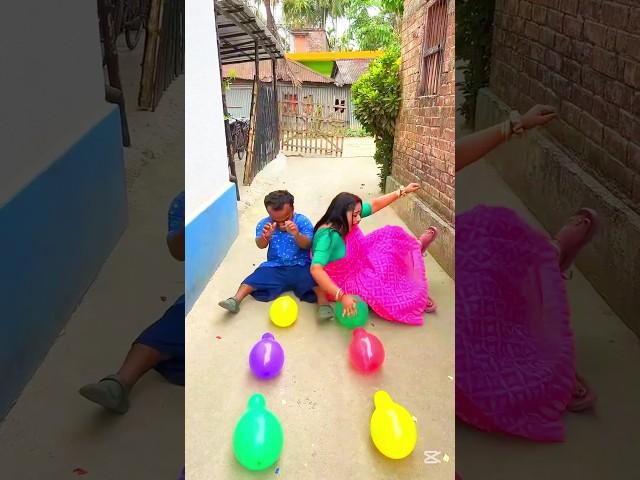 Balloon Challenge #viralshort #balloon_show #comedy