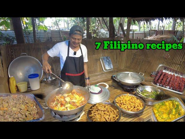 7 Putaheng lutong Pinoy,Order from Pinagtung ulan Lipa City, for 79th birthday celebration