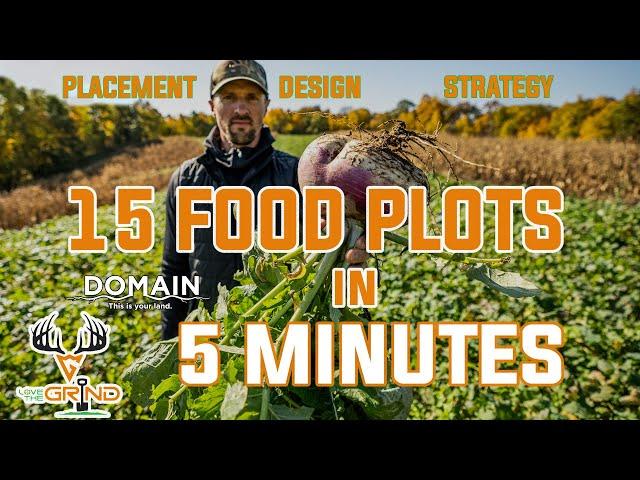 15 FOOD PLOTS in 5 MINUTES