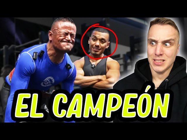 El Campeón ha dejado en shock a Larry Wheels en el gimnasio