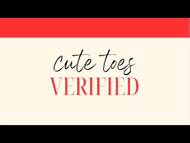 Cute Toes Verified - Subscribe Now!