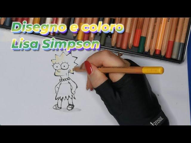 Disegno lisa simpson tutorial by Ary