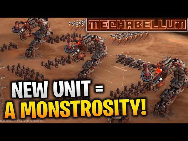 NEW GIANT MELEE UNIT! The 'Sandworm' is TERRIFYING - Mechabellum Gameplay Update