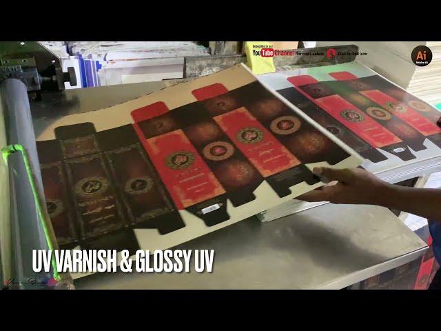 High Glossy UV Varnish - Printing Procedure