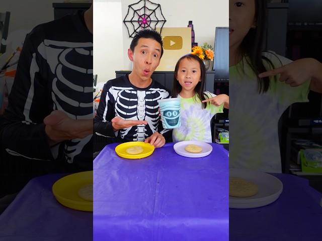 Spooky Sugar Skull Cookie Art Challenge with Sassy Gwen! Who Won?!  #shorts #artchallenges