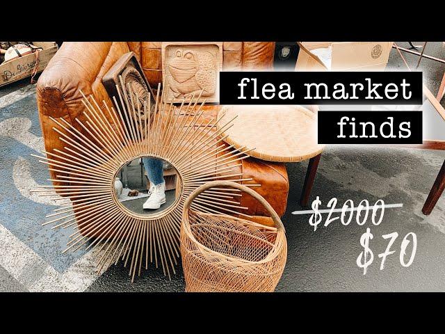 Finding a $2000 Mirror for $70 // FLEA MARKET SHOPPING + HAUL | XO, MaCenna