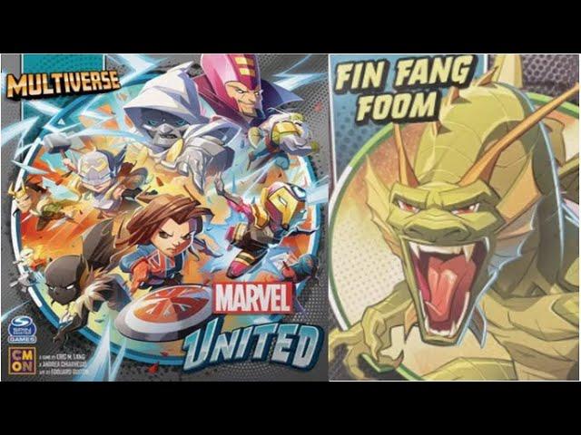 Marvel United: Multiverse Play Through - Fin Fang Foom