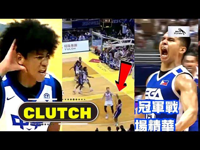 DON'T CELEBRATE TOO EARLY ! 4th QUARTER ! SGA vs CHINISE TAIPEI Championship 2024 Jones Cup