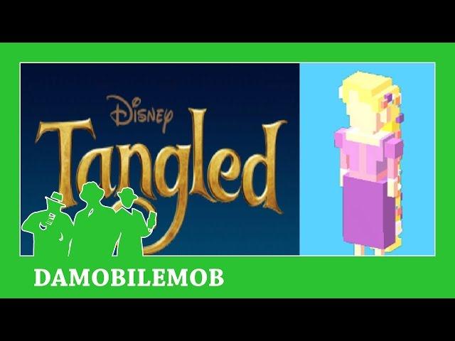  DISNEY CROSSY ROAD Secret Characters | RAPUNZEL BRAIDED UNLOCK (TANGLED) (iOS, Android Gameplay)